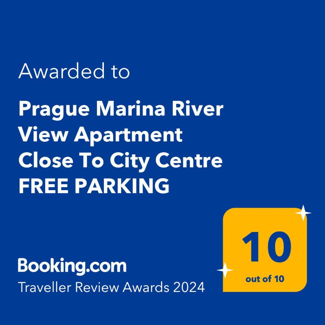 Prague Marina River View Apartment Close To City Centre Free Parking Eksteriør billede